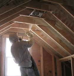 Cleveland OH attic spray foam insulation